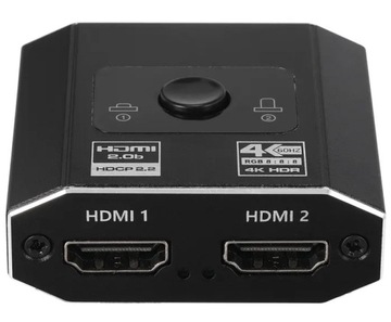 SWITCH HDMI 2.0 2x1 SPLITTER 1x2 4K60Hz ROZDZIELAC