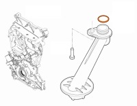 Купити Ущільнювальне кільце прокладка маслоприймач оливи оригінал mopar alfa romeo tonale 1,5, фото thumb