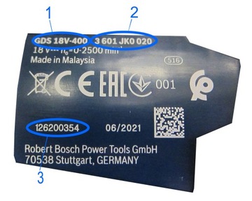 BOSCH SILNIK PRĄDU STAŁEGO DO GSB 18 VE-2-LI