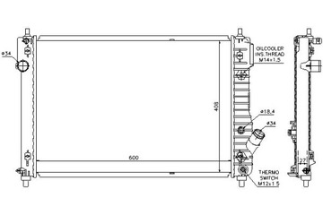фото thumb №2, Nis61687 радіаторів двигуна chevrolet aveo / kalos