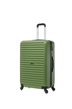 Дорожный чемодан Vip Collection из АБС-пластика 28 дюймов, зеленый ATHENS, 4,4 кг, 102 л, со съемными колесами