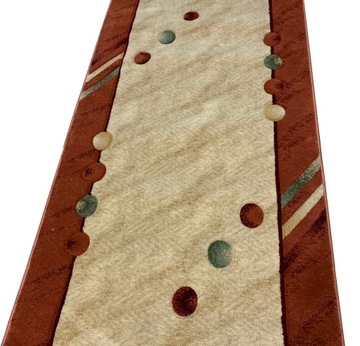 Chodnik Dywanowy TROJA BEŻ TERAKOTA 100cm ch-1668