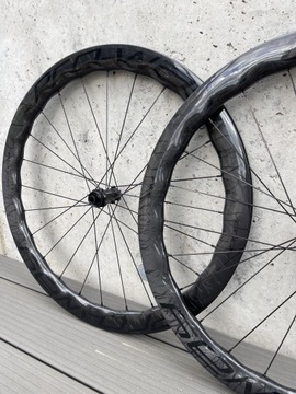 Карбоновые колеса для шоссе и гравия PRO-WAY VENOM 45/50 мм MARBLE Ratchet 36T 1395 г