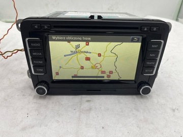 фото thumb №11, Радио cd навигация vw passat tiguan golf touran 1t0035860d pl меню + код