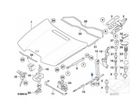 фото thumb №10, Оригинальная трос капота bmw e65 e66 od кабины