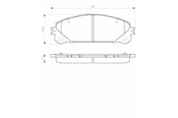 фото thumb №2, Гальмівні колодки гальмівні перед lexus rx toyota camry highlander rav 4 v