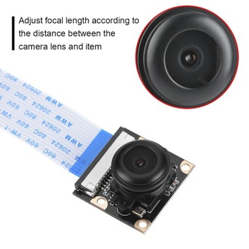 Moduł kamery 5MP z fisheye i oświetleniem dla Raspberry Pi