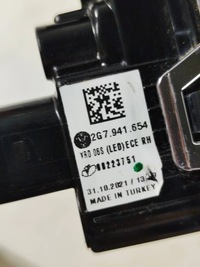 фото thumb №7, Vw taigo 21- правый led решётка бампера перед drl движение dziennej хром oryg