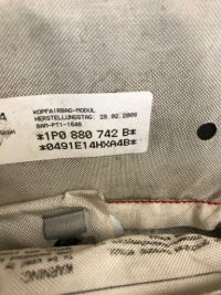 фото thumb №3, Шторка безопасности подушка безопасности левая правая seat leon ii