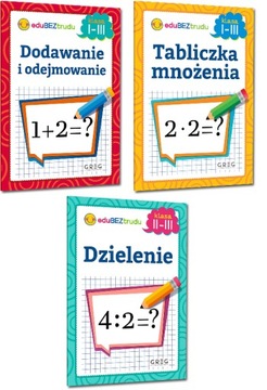 НАБОР ИЗ 3 КНИГ - Сложение, вычитание, умножение, деление ГРЭГ 1-3 классы