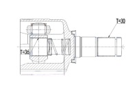 фото thumb №4, Nty шарнир внутренний renault megane iii 2.0dci 09- scenic grand