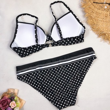 DWUCZĘŚCIOWY STRÓJ KĄPIELOWY BIKINI PUSH UP XL 42