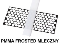 РАССЕИВАТЕЛЬ ДЛЯ СВЕТОДИОДНЫХ ПРОФИЛЕЙ 3М A B C D G H Y Z X W MONO IPA12 APA12 - PMMA