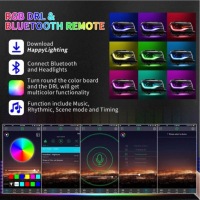 фото thumb №11, Chevrolet camaro lift 2014-2015 лампа лампы передние led vland rgb europa