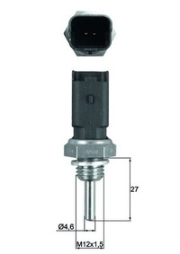 фото thumb №1, Mahle оригинал tse 25 датчик, температура жидкости охлаждающей