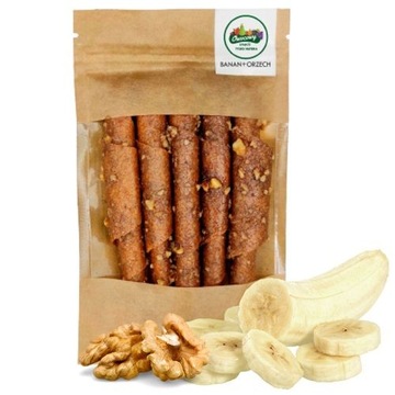 Фруктовые роллы Банан Грецкий Орех 50г Naturally Healthy