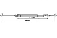 фото thumb №2, Тяга трос тормоза ручного ate 432958b 19874775