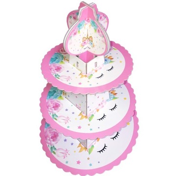 Topper urodzinowy JEDNOROŻEC unicorn HAPPY BIRTHDAY piker dekoracja na tort
