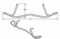 фото thumb №10, Ate 11.8116-0236.1 пружина, суппорт тормоза