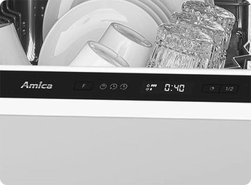 Посудомоечная машина Amica DIM62E7qH, 14 комплектов. 7 ПРОГРАММ 60 СМ