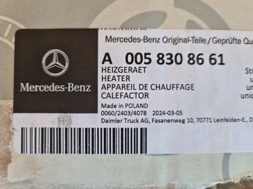 фото thumb №9, Вебасто mercedes atego axor a0058308661 suche airtronic d2 24v 2023r