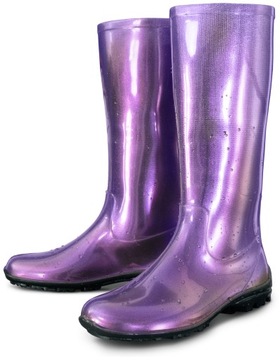 Классические фиолетовые резиновые сапоги Fuchsia Varnish для женщин