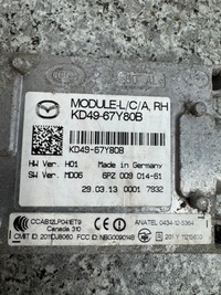 фото thumb №6, Модуль блок управления радар правый задняя mazda cx5 cx-5 2012-2017 kd49-67y80b