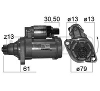 фото thumb №8, Стартер 02m911024h vw tiguan i sharan ii 1.4 tsi passat b7 2.0 tsi