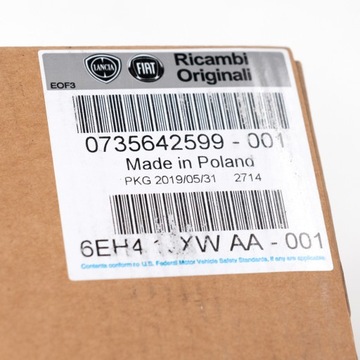 фото thumb №10, Pas безпеки fiat оригінальний номер 735642599