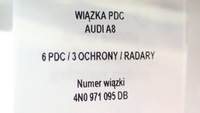 фото thumb №11, Нова джгут бампера перед 6 pdc 3 захисту радари audi a8 4n0971095db