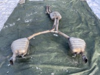 Audi a4 b8 3.2 fsi quattro гаситель выхлоп комплектный  8k0253611ab Недорого, фото thumb