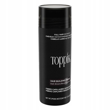 TOPPIK Микроволокна Темно-коричневые для густоты волос 27,5г