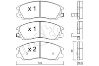 фото thumb №1, Metelli 22-0506-0 набір гальмівних колодок гальмівних, гальма дискові