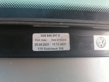 фото thumb №7, Vw arteon скло кузовна правий зад 3g8845298d