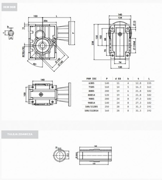 Гипоидальная передача IKM90B INTC