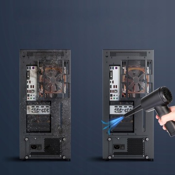 МОЩНЫЙ электрический вентилятор сжатого воздуха, пылевой компрессор Air Duster