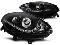 фото thumb №1, Фари fiat bravo ii 07-15r daylight led black + двигуни reg. безкоштовно!