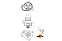 фото thumb №8, Nrf термостат opel 92c agila 00-