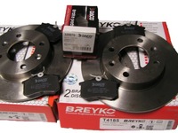 фото thumb №1, Гальмівні диски + гальмівні колодки задня peugeot 307 2000-2004 citroen c2 c3 c4