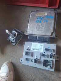 фото thumb №1, Mercedes w205 універсал 2.2 cdi комп'ютер замок запалювання ключ модуль sam набір старт