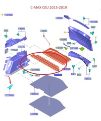фото thumb №8, Полка задняя багажника c-max 2015-2019 _ 2032313 _ am51-r46506-be35b8