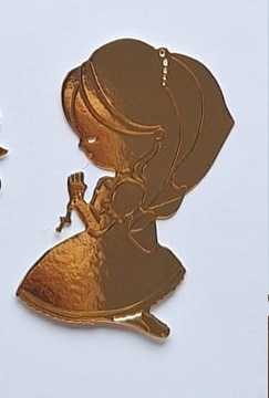 Отходы причастия hove hostia ihs Girl Golden Mirror