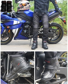 40 Buty NA MOTOR HULAJNOGĘ MOTOCYKLOWE CROSS BIKERKI UNISEX BOTKI MIEJSKIE
