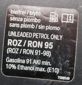 фото thumb №6, Кришка заливання пального imperialblau a89 bmw 5 f10 7218336