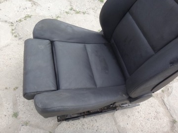 фото thumb №7, Сиденье правые перед переднее пассажира bmw e60 e61 м-пакет sport чёрная кожа