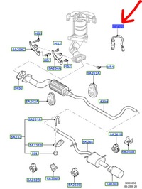 фото thumb №1, Датчик лямбда-зонд ford ka mk1 escort scorpio