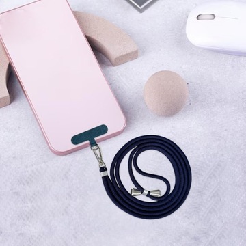 Темно-синий ремешок для телефона через плечо Safety Tether