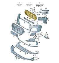 фото thumb №1, Element замыкающий решётка радиатора кронштейн опора audi q7