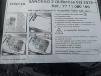 фото thumb №9, Килимки велюрові dacia sandero ii оригінал nowe