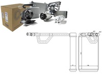 фото thumb №1, Nissens 72209 теплообмінник тепла, обігрівач салону